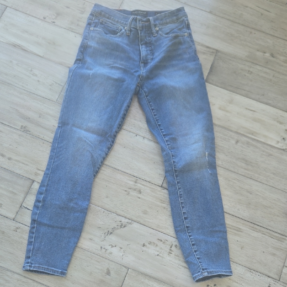 Lucky Brand High Rise Crop Bridgette Sz 6